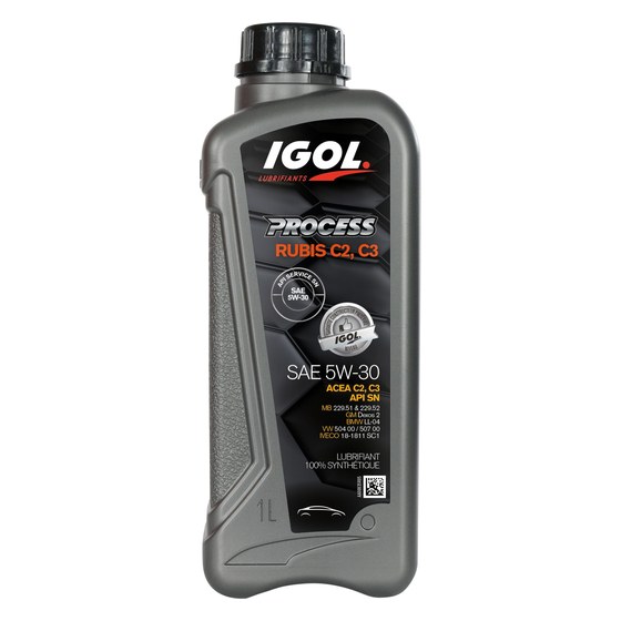 IGOL Process Rubis C2 C3 5W-30, bidon 1 litre